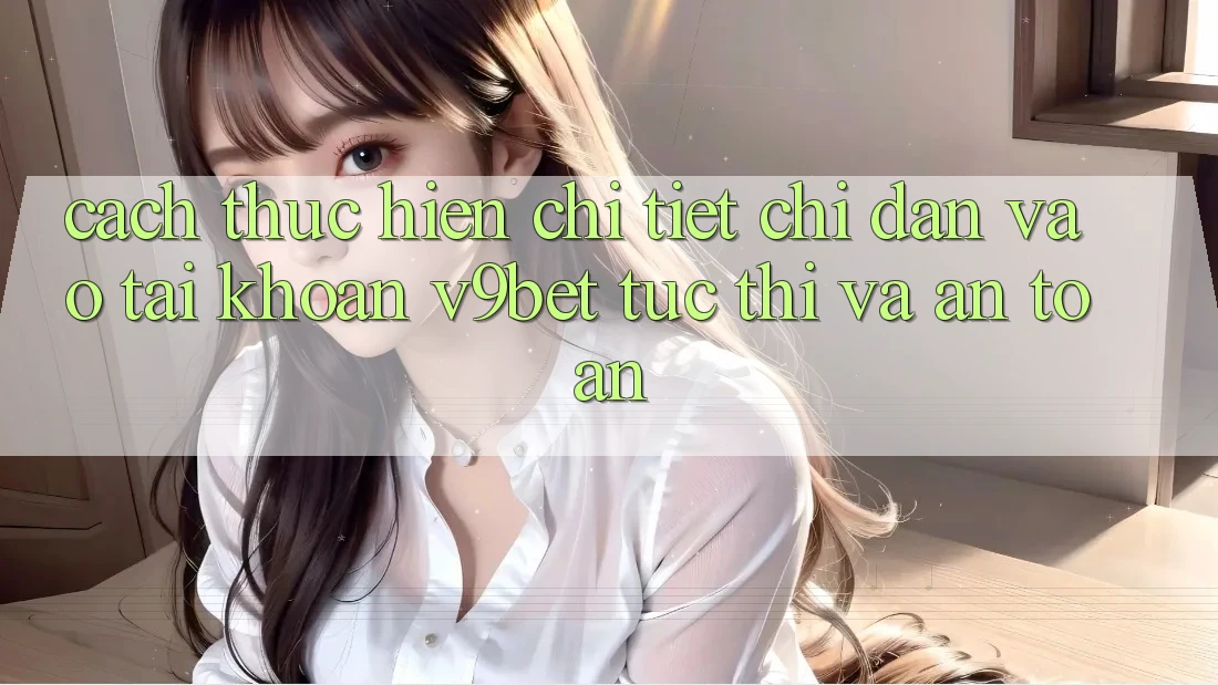 Cách thực hiện Chi Tiết Chỉ dẫn Vào tài khoản V9bet Tức thì và An Toàn