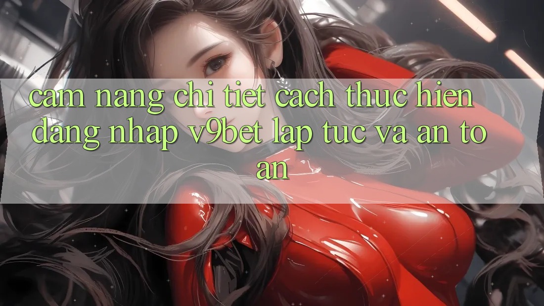 Cẩm nang Chi Tiết Cách thực hiện Đăng Nhập V9bet Lập tức và An Toàn Cẩm nang Chi Tiết Cách thực hiện Đăng Nhập V9bet Lập tức và An Toàn