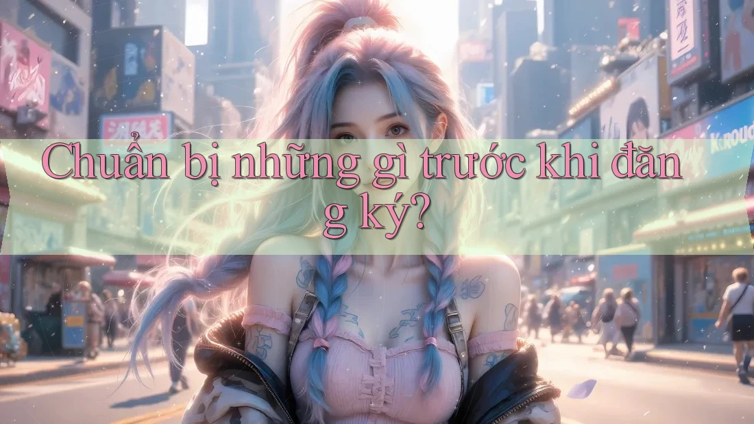 Chuẩn bị những gì trước khi đăng ký? Chuẩn bị những gì trước khi đăng ký?