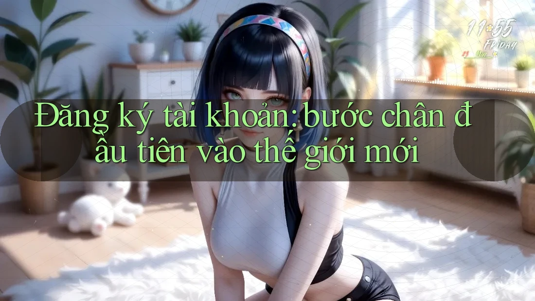 Đăng ký tài khoản: bước chân đầu tiên vào thế giới mới