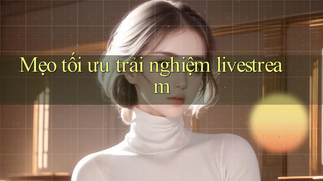 Mẹo tối ưu trải nghiệm livestream