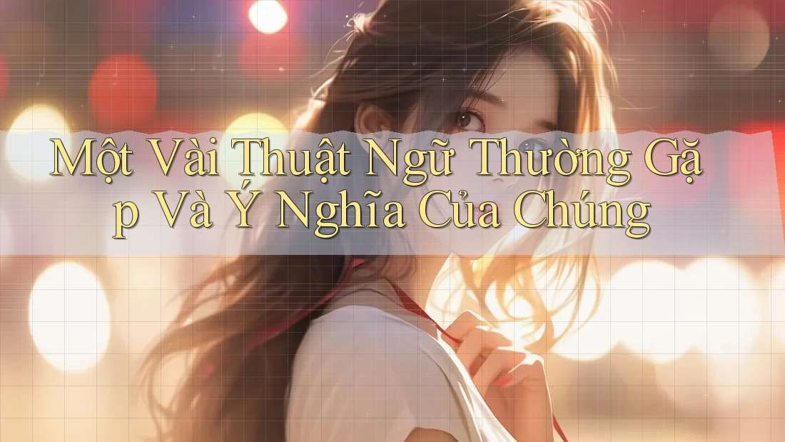 Một Vài Thuật Ngữ Thường Gặp Và Ý Nghĩa Của Chúng Một Vài Thuật Ngữ Thường Gặp Và Ý Nghĩa Của Chúng