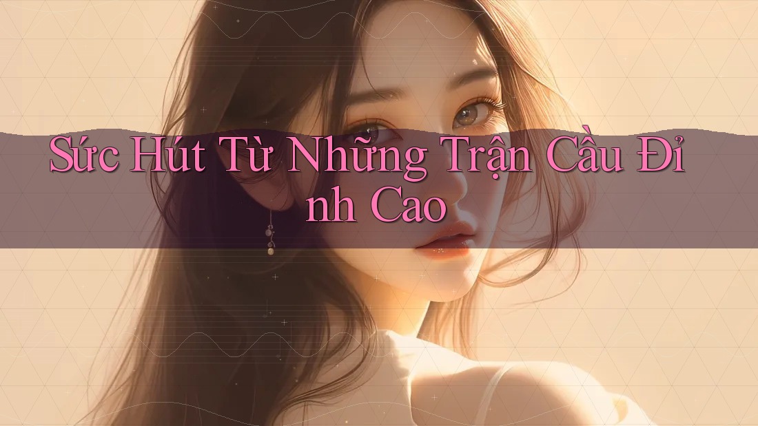 Sức Hút Từ Những Trận Cầu Đỉnh Cao Sức Hút Từ Những Trận Cầu Đỉnh Cao