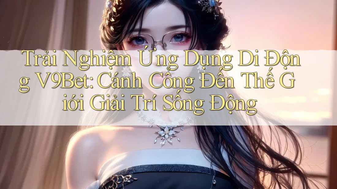 Trải Nghiệm Ứng Dụng Di Động V9Bet: Cánh Cổng Đến Thế Giới Giải Trí Sống Động Trải Nghiệm Ứng Dụng Di Động V9Bet: Cánh Cổng Đến Thế Giới Giải Trí Sống Động