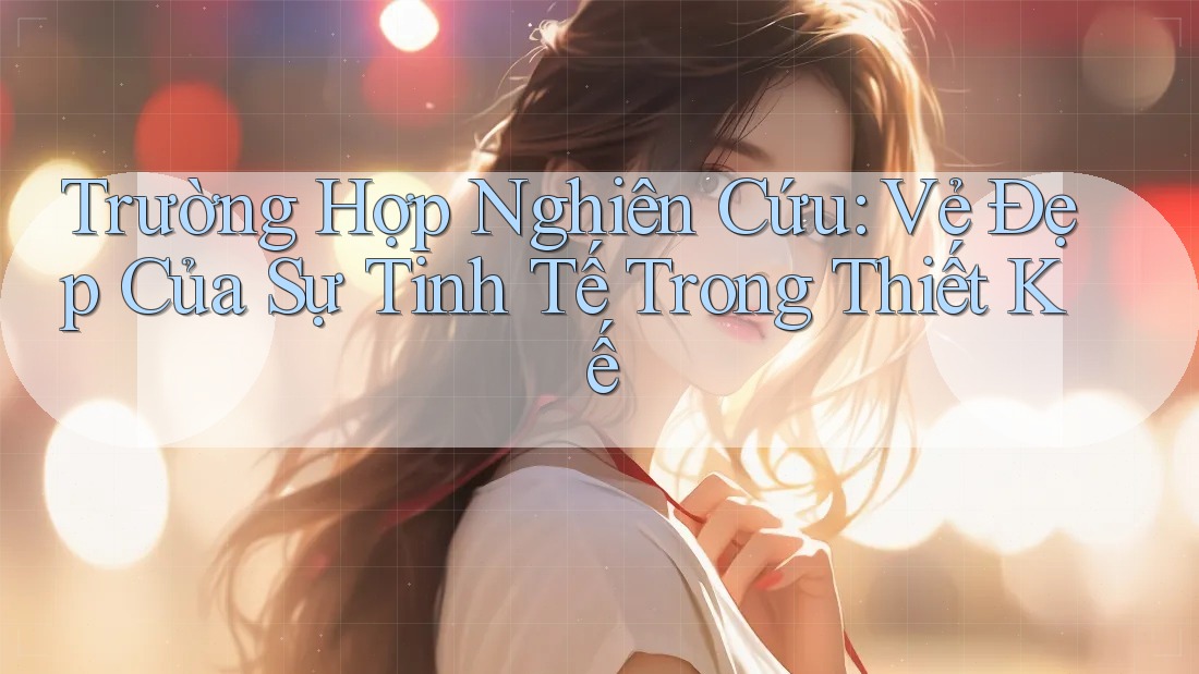 Trường Hợp Nghiên Cứu: Vẻ Đẹp Của Sự Tinh Tế Trong Thiết Kế