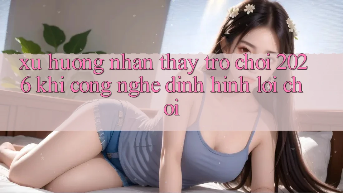 Xu Hướng Nhận thấy “Trò chơi 2026” - Khi Công Nghệ Định Hình Lối Chơi Xu Hướng Nhận thấy “Trò chơi 2026” - Khi Công Nghệ Định Hình Lối Chơi